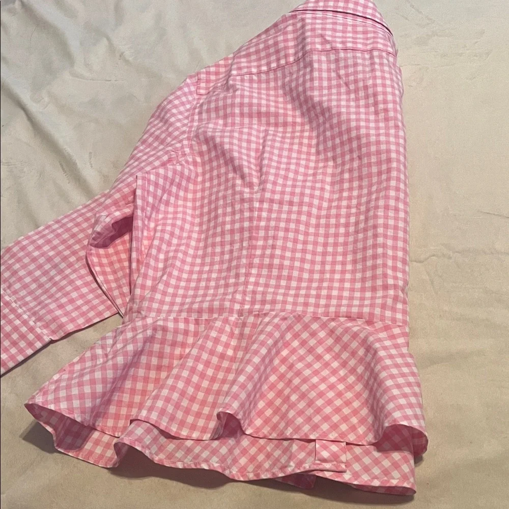 Pink Gingham girls Ralph Lauren Shirt